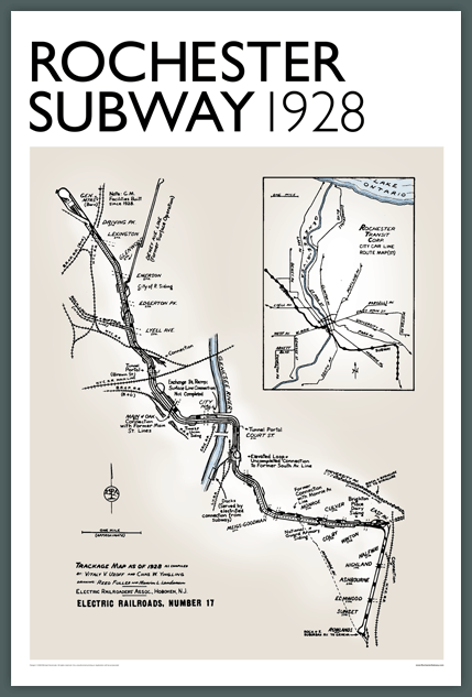 Rochester Subway Poster (24"x36")