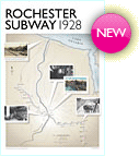 Rochester Subway Map, 1928
