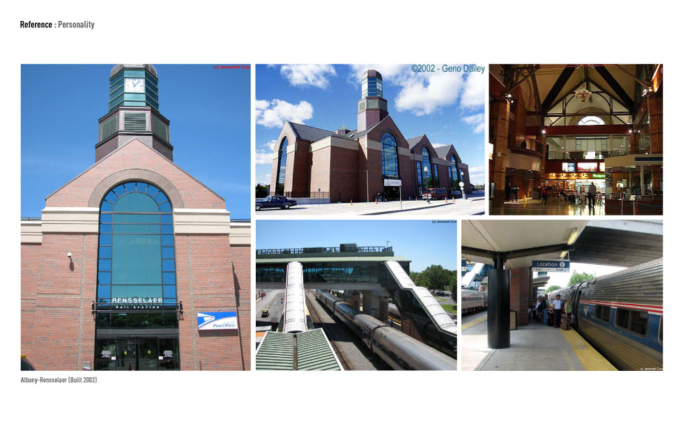 Overall building personality... Albany-Rensselaer Station (built 2002).