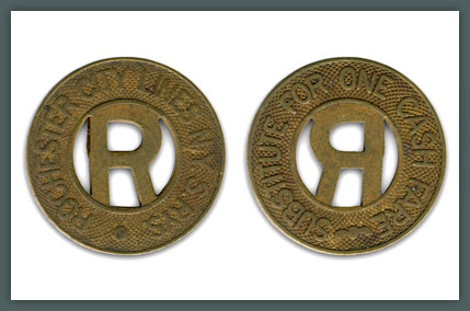 Token, Rochester Transit Corporation, Issued 1948