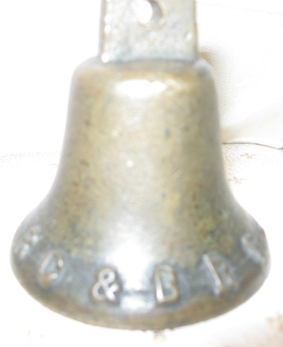 A reader's photo of a bell her family has had for a REAL long time. Now she knows it's from the Rochester City and Brighton Railroad Company (c1860-1890).