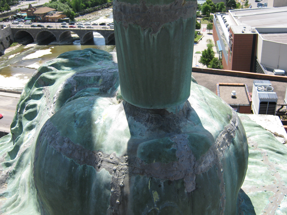 Statue of Mercury. Rochester, NY. [PHOTO: Wes Plant]
