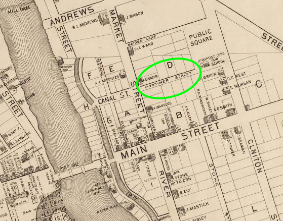 Mortimer Street can be found on maps dating back to around the time of the founding of Rochesterville and the birth of Mortimer Reynolds. [PHOTO: gccschool.org]