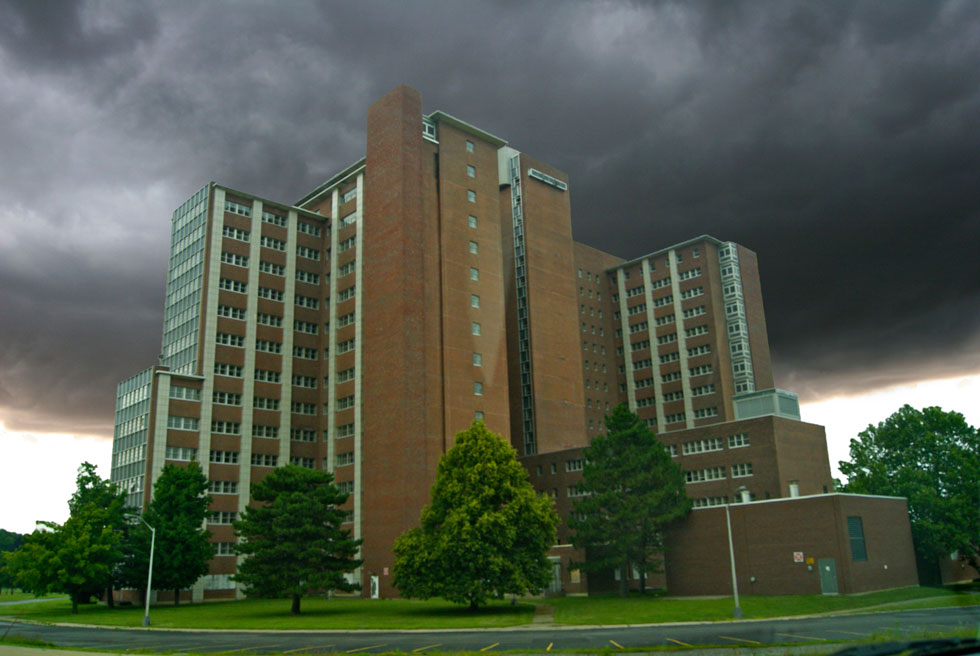 Inside Terrence Tower - Rochester Psychiatric Center.