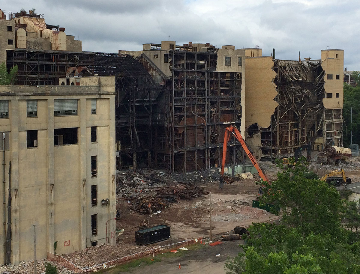 RG&E Beebee power station prior to demolition. Rochester, NY. Summer 2016. [IMAGE: Anonymous]