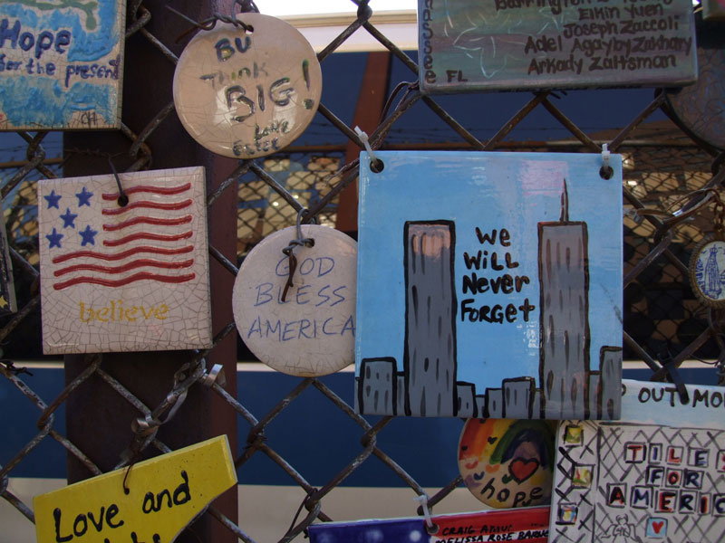 A September 11 memorial. [Flickr Photo: Peregrinari]