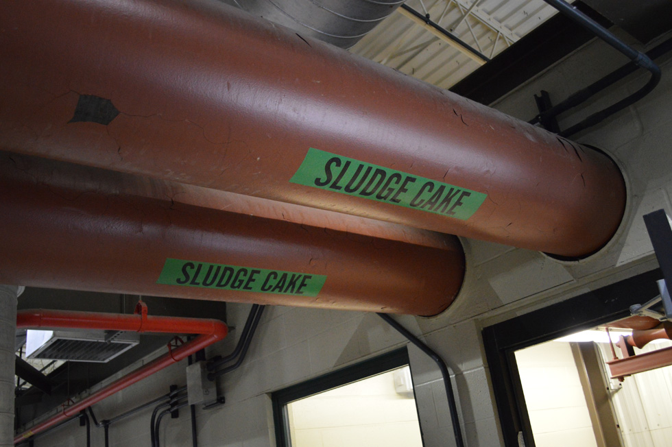 The water is sent back through the treatment process, and I kid you not, the resulting byproduct is called 'sludge cake'. [PHOTO: RochesterSubway.com]