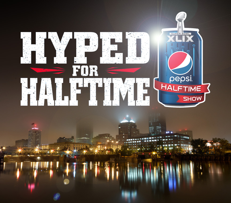 for halftime, pepsi hype your hometown, rochester, rochester ny, rochester ...